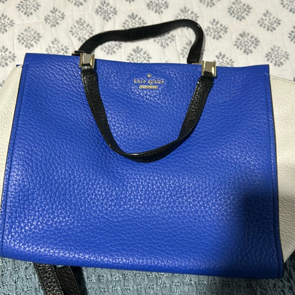Kate spade royal blue purse